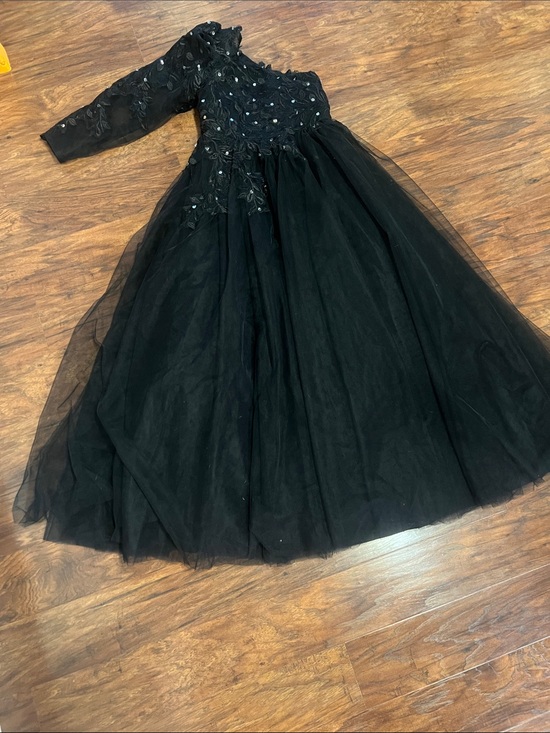 Other - Girls Black Embellished Tulle Party Dress